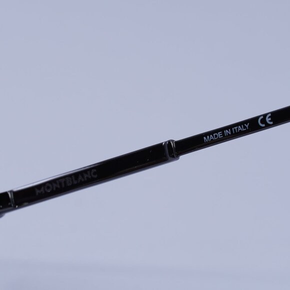 Montblanc MB0029O 006 Eyeglasses Ruthenium 58mm Rectangle Frame - Picture 6 of 9